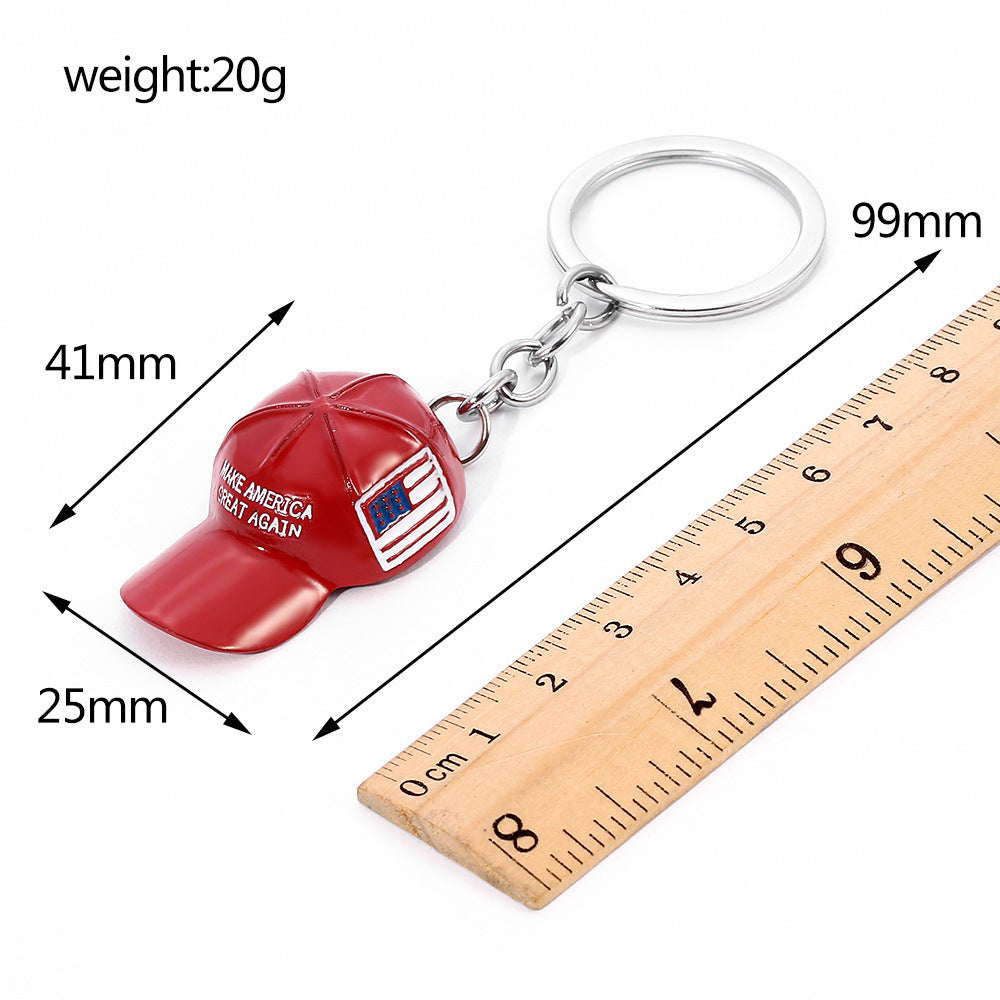 MAGA Hat Keychain
