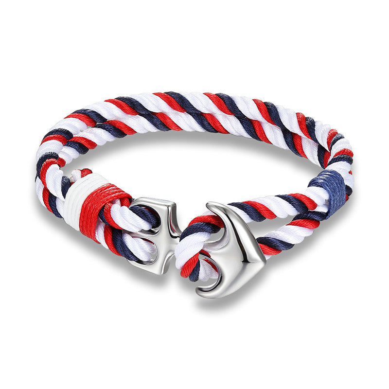 Anchor of Honor – U.S. Navy Tribute Bracelet