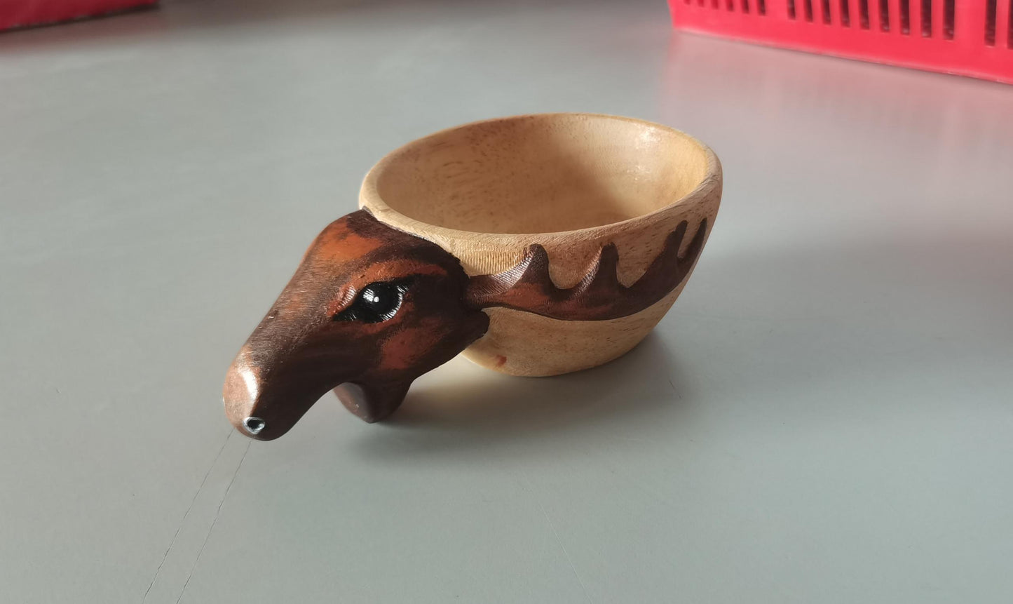 The Frontier Mug – Hand-Carved Kuksa for Camping & Country Living