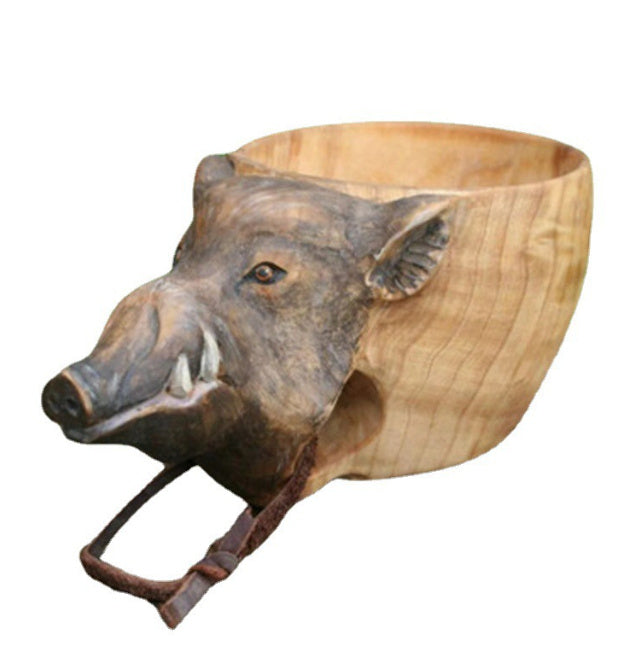 The Frontier Mug – Hand-Carved Kuksa for Camping & Country Living