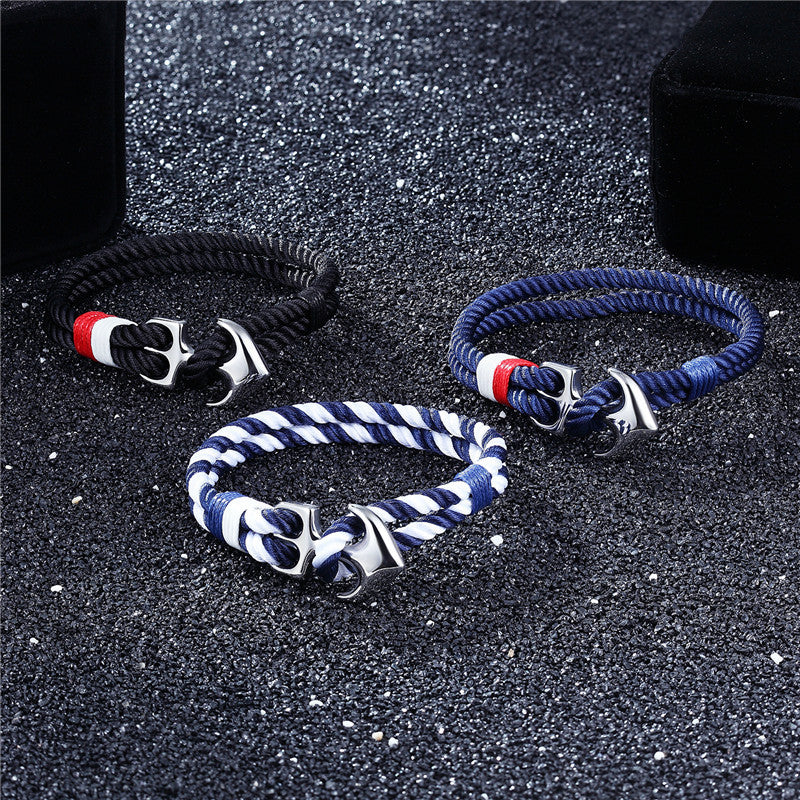 Anchor of Honor – U.S. Navy Tribute Bracelet
