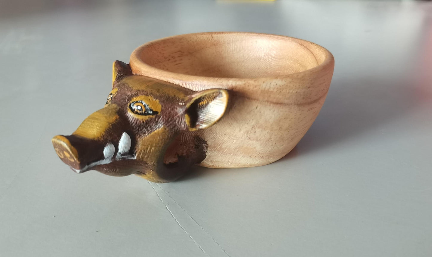 The Frontier Mug – Hand-Carved Kuksa for Camping & Country Living