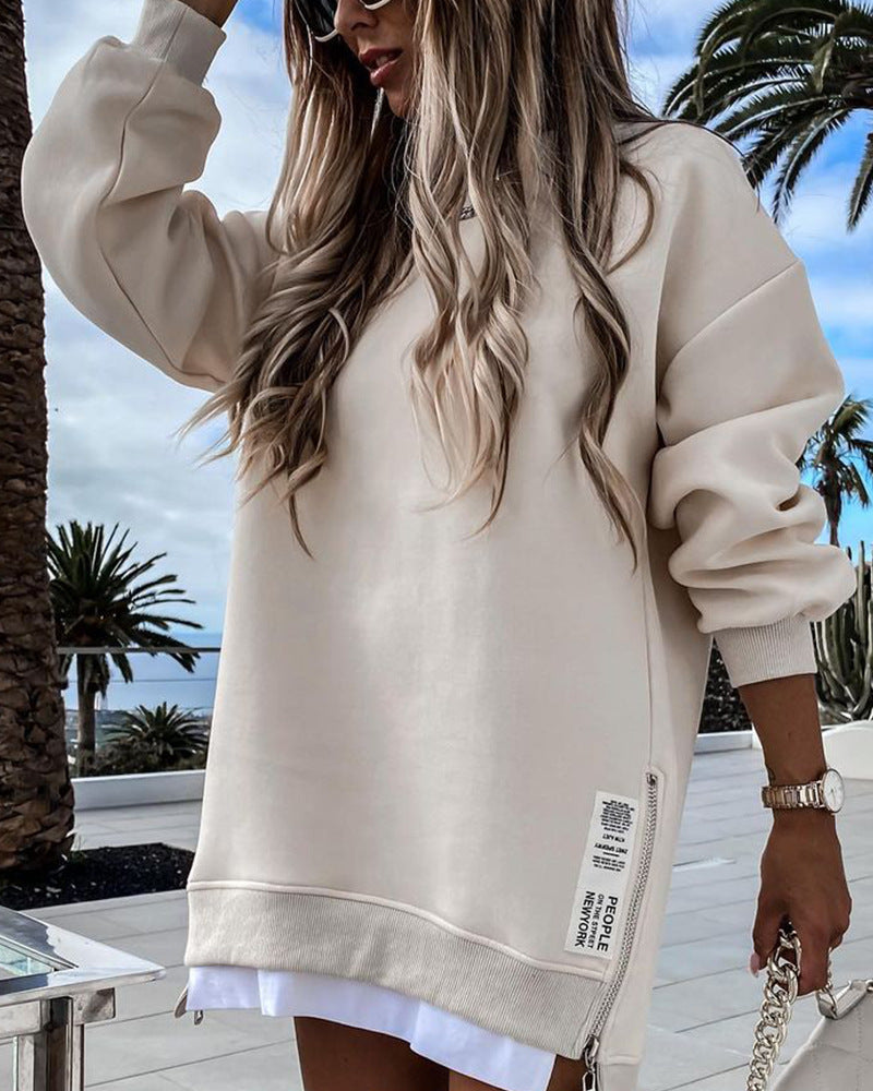 The Zip Sweater Dress