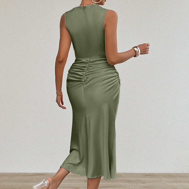The Satin Ivy Dress