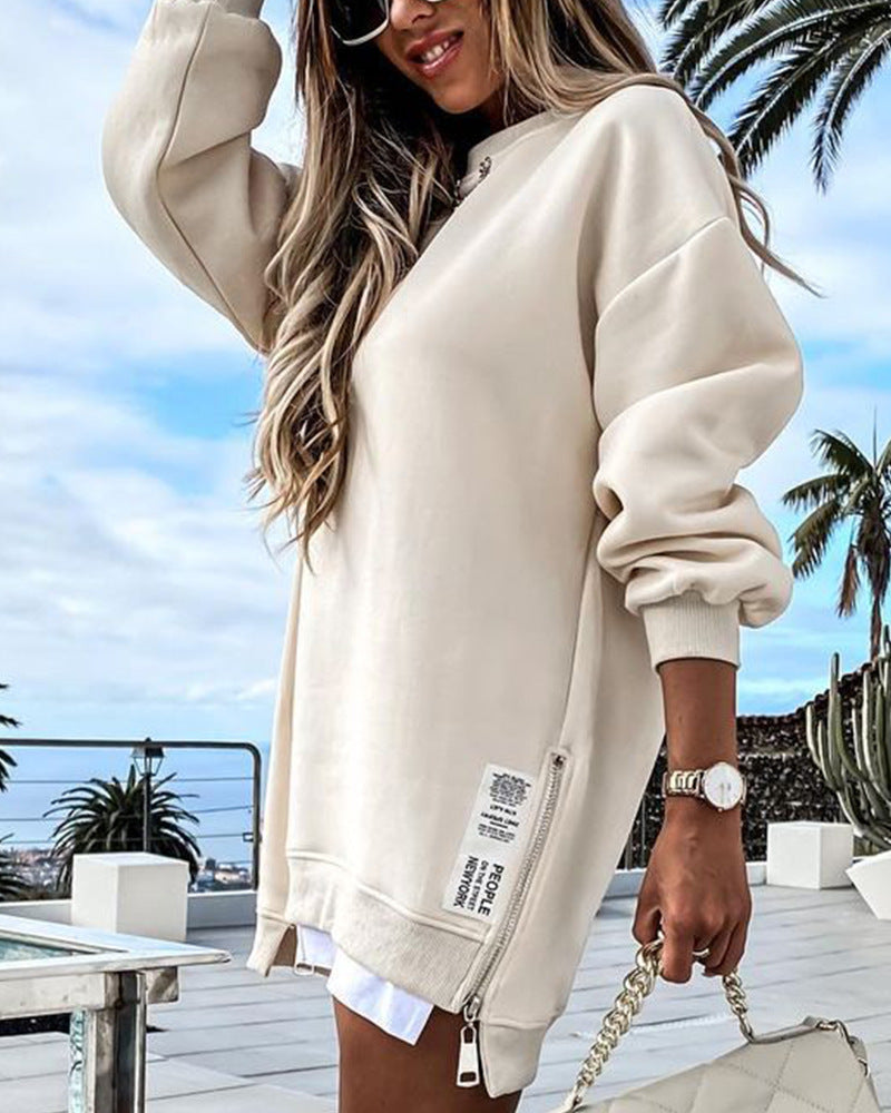 The Zip Sweater Dress